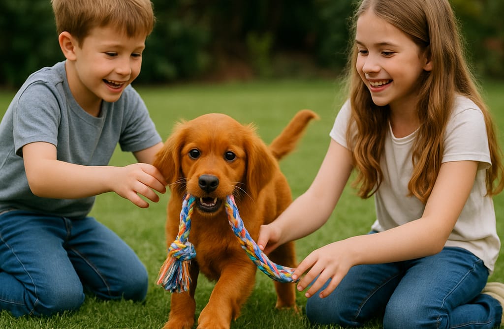 miniature red retriever